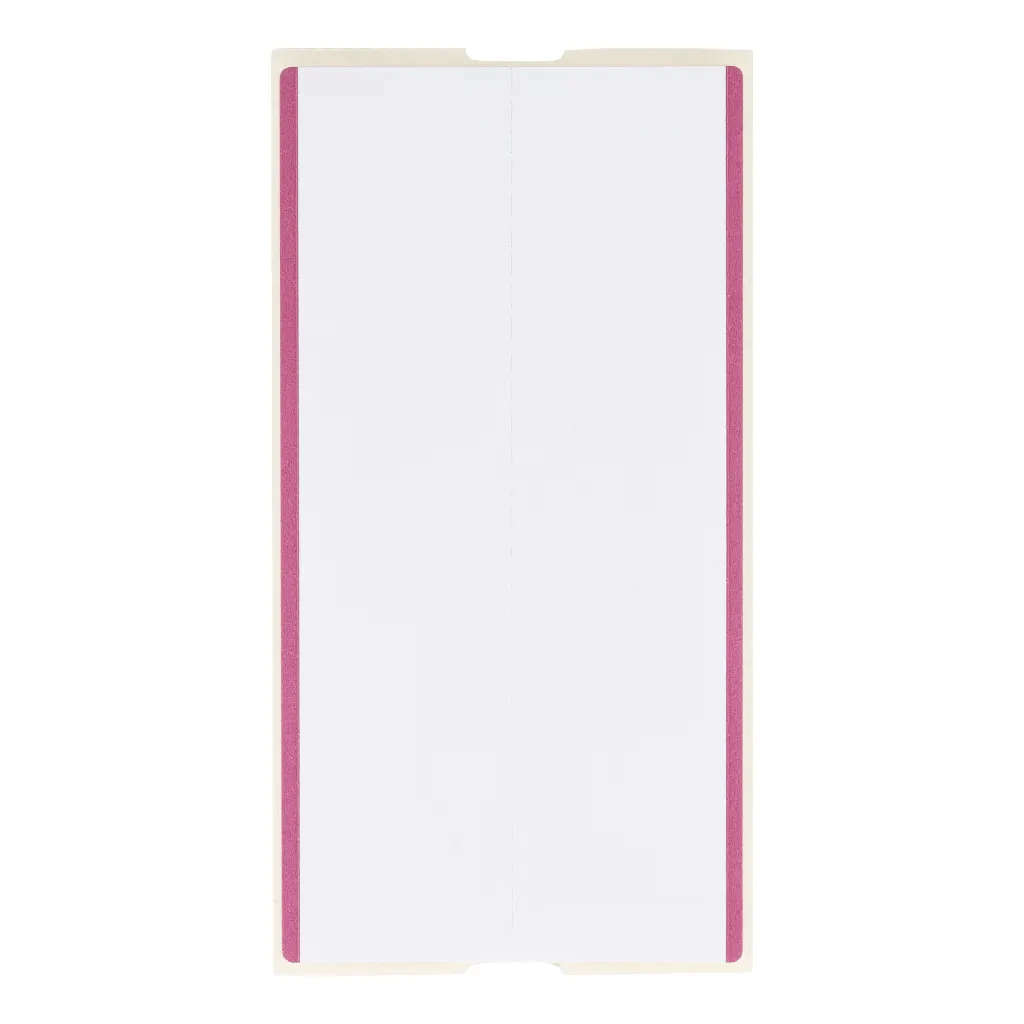 Coatcheck luggage label, 14 x160 tickets, white/purple