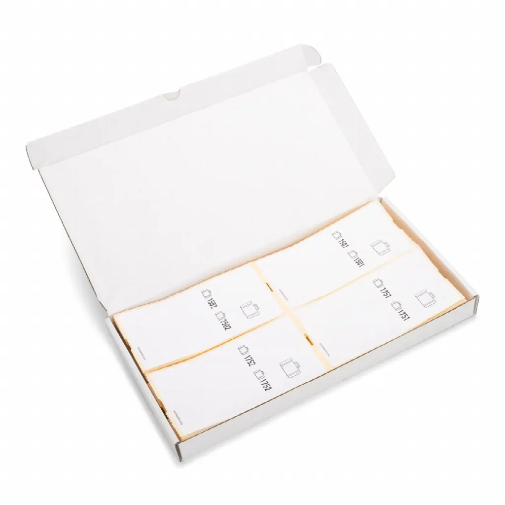 500 samolepicích předtištěných visaček na zavazadla, série 1501 – 2000