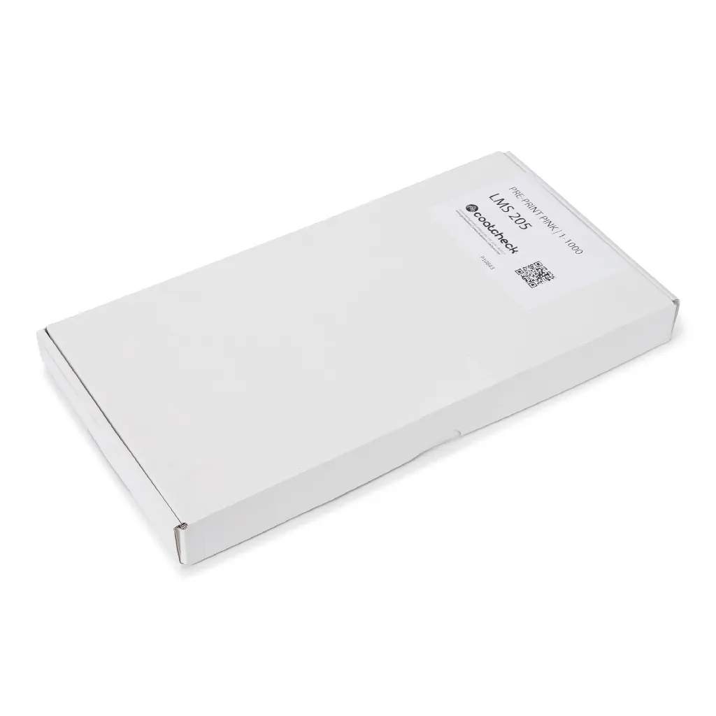 1000 pre-printed cloakroom tags, pink