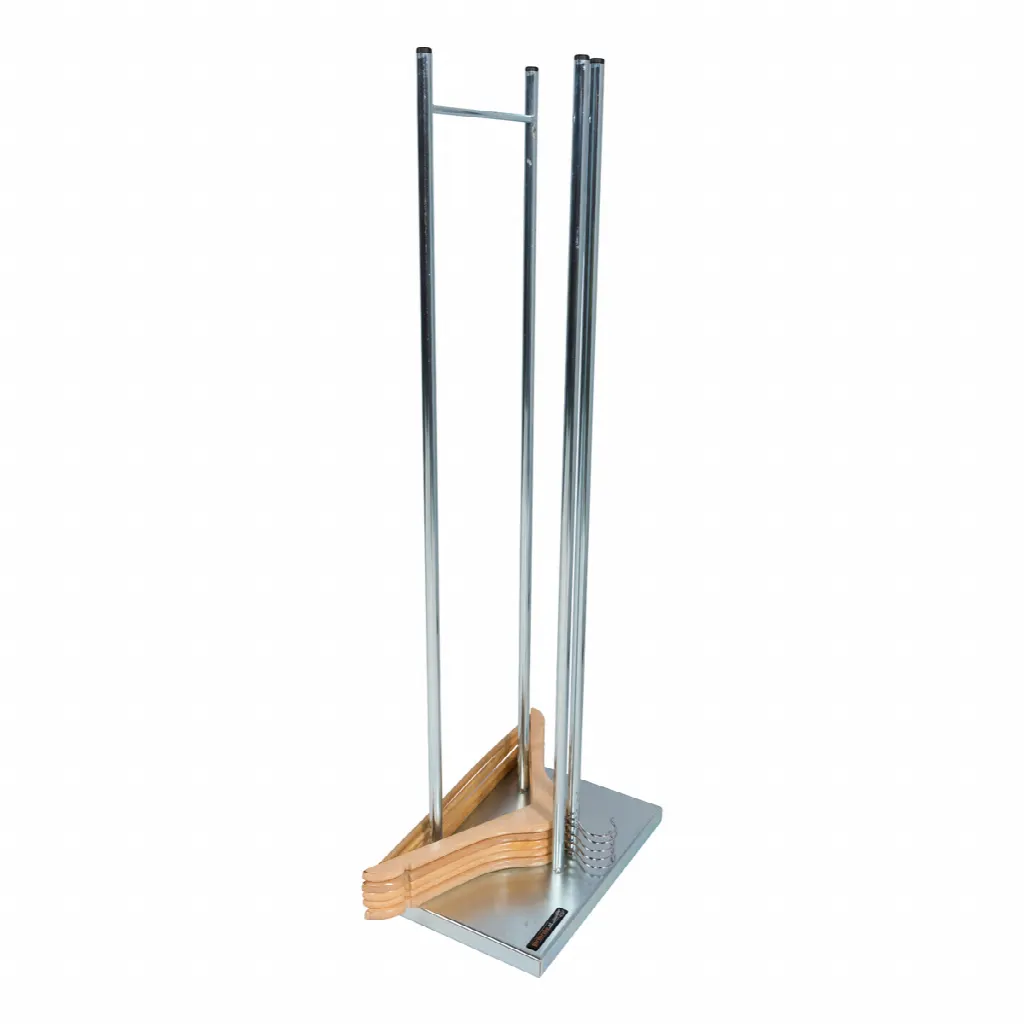 Zinc dispenser for empty coat hangers