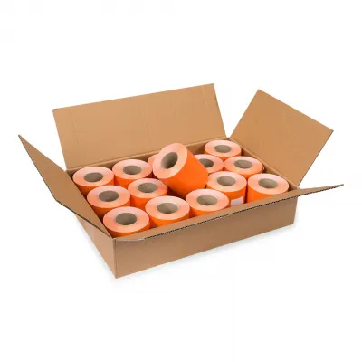 Šatní lístky Coatcheck, 14 rolí x 325 lístků, oranžové